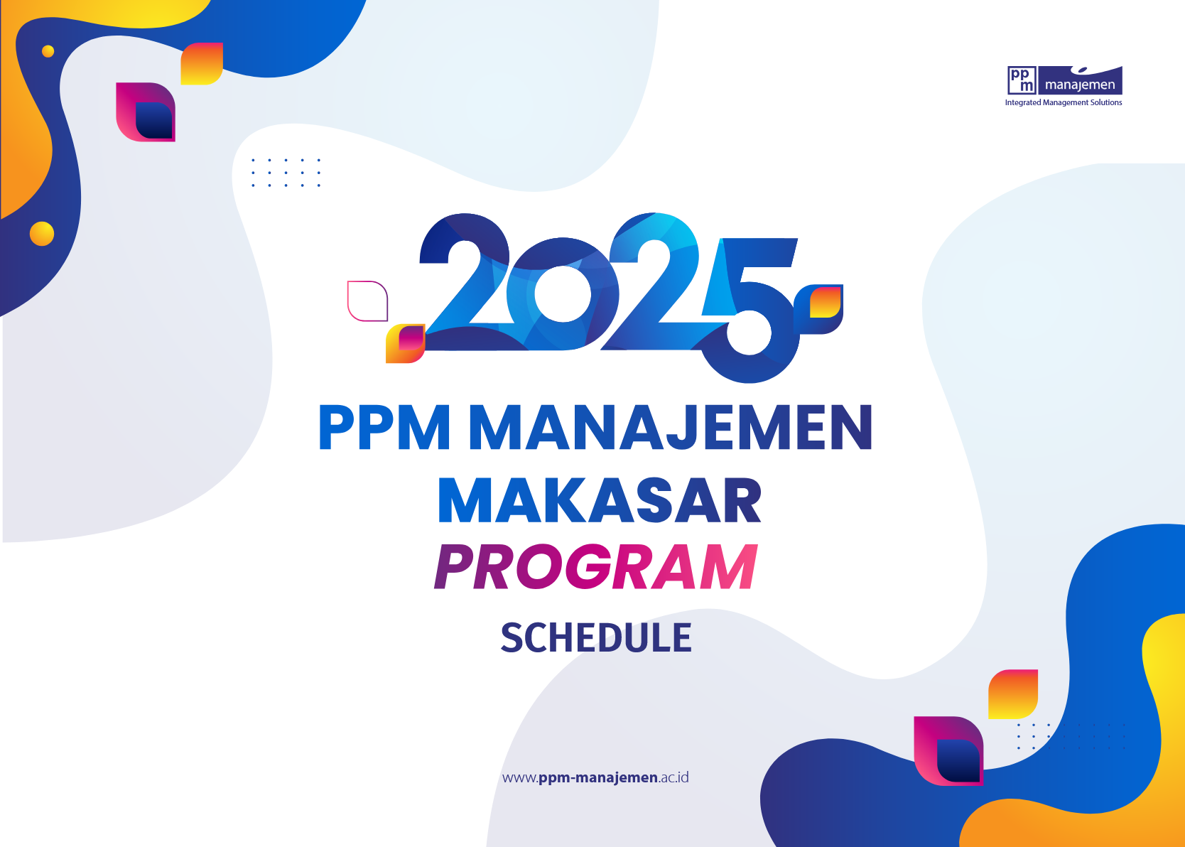 PPM Manajemen-Certification Training Program Schedule 2025-Makassar