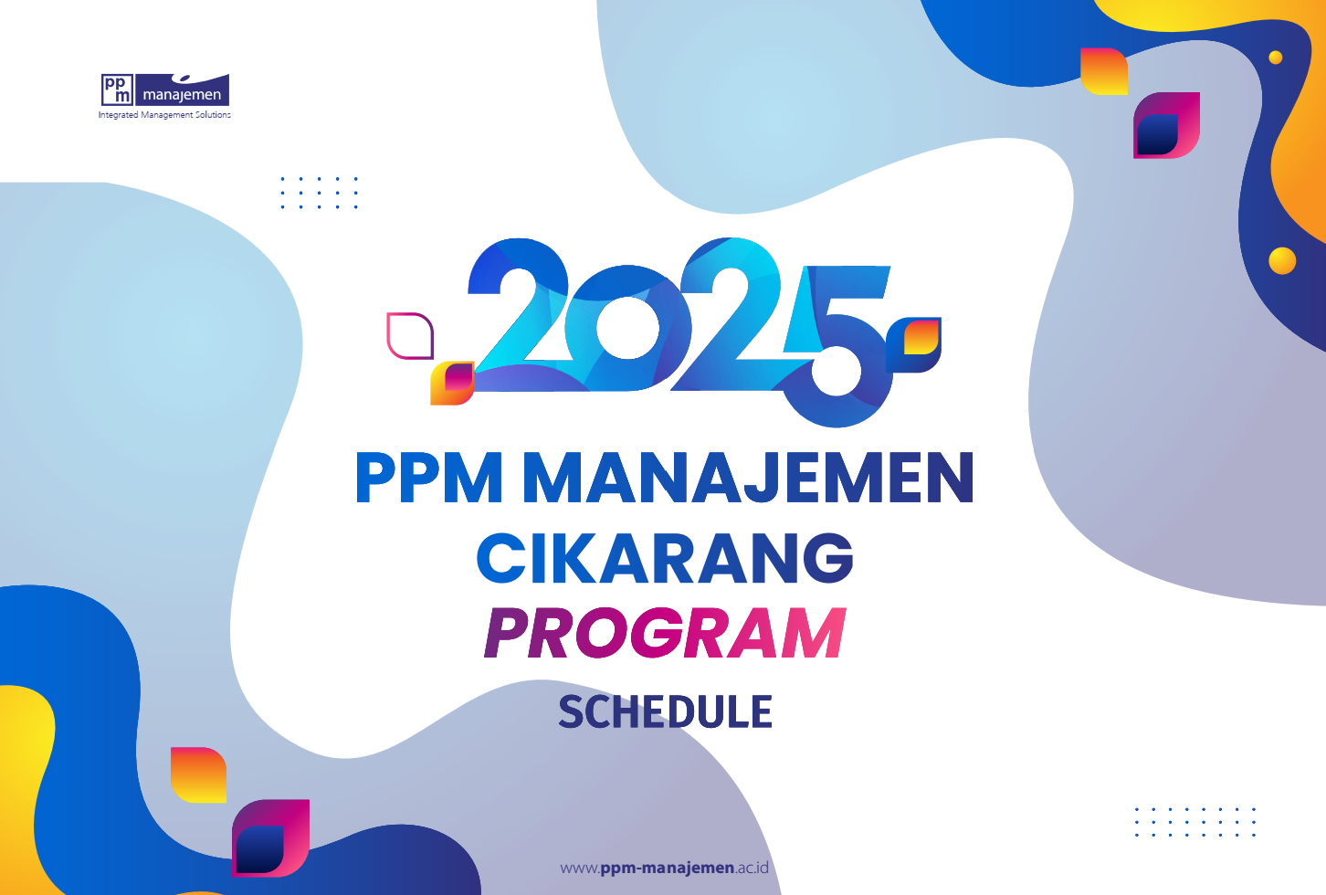 PPM Manajemen-Certification Training Program Schedule 2025-Cikarang