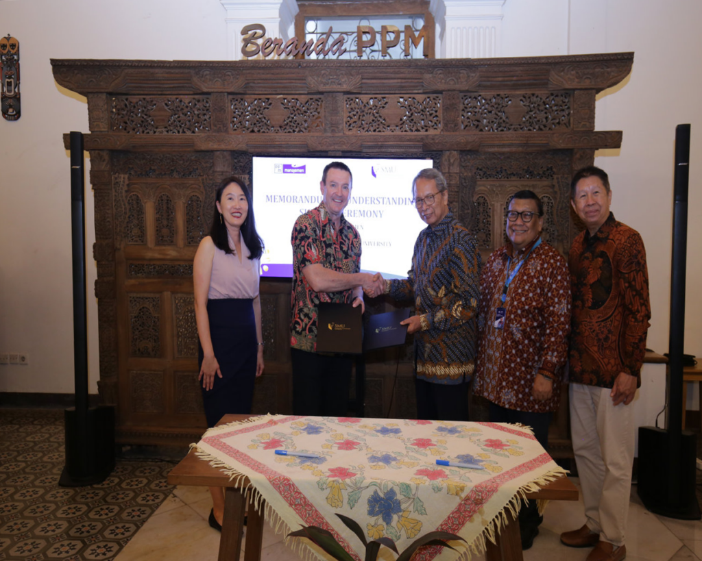 PPM Manajemen dan Singapore Management University Resmikan Kemitraan Strategis untuk Pendidikan Manajemen Regional