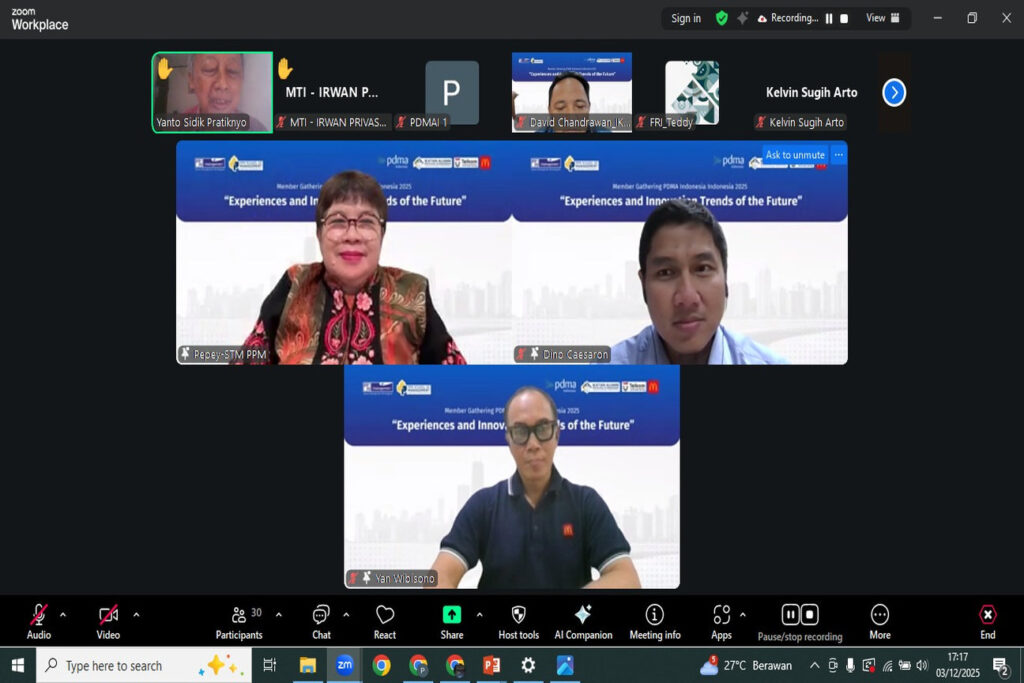 PDMA Indonesia Gelar Member Gathering: “Experiences and Innovation Trends of the Future” untuk Perkuat Ekosistem Inovasi Nasional 