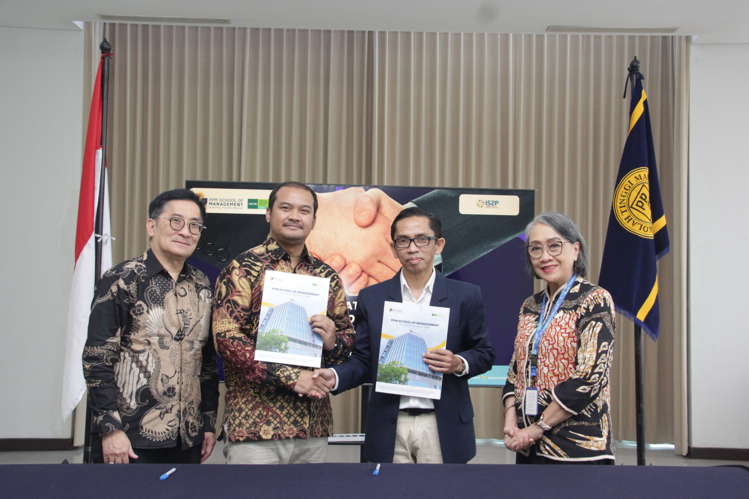 PPM School of Management dan IS2P Resmikan Kerja Sama Strategis untuk Pengembangan Sustainability Management 