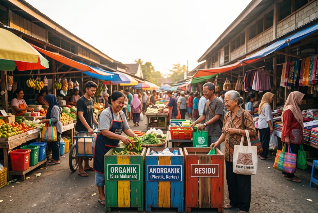 Pendekatan Growing Inclusive Markets untuk Pengelolaan Sampah di Pasar