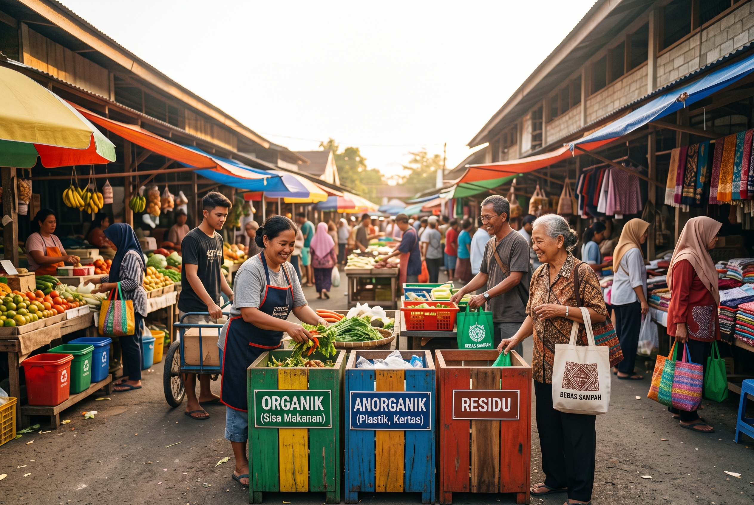 Pendekatan Growing Inclusive Markets untuk Pengelolaan Sampah di Pasar