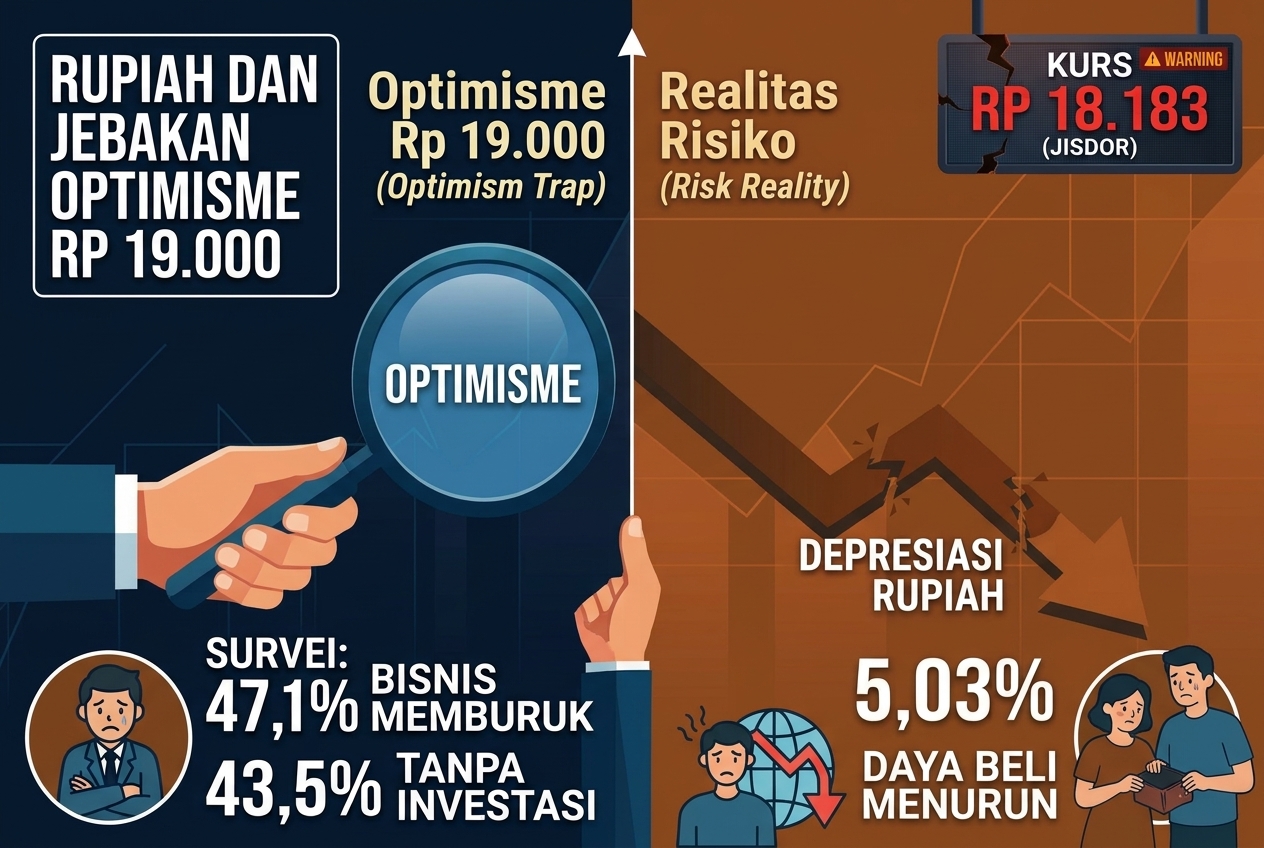 Rupiah dan Jebakan Optimisme Rp 19.000